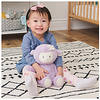 GUND 100% Recycled Lamb, Lilac, 13 in