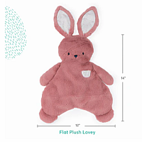 Oh So Snuggly Bunny Lovey, 14 in - Gund Plush