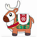 Squishable Mini Festive Reindeer - Available 09/24/23