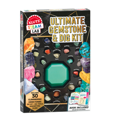 Klutz Steam Lab Ultimate Gemstone And Dig Kit - Building Blocks