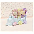 Calico Critters Triplets Baby Bathtime Set