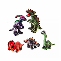 Colorful Dino Plush Set of 5