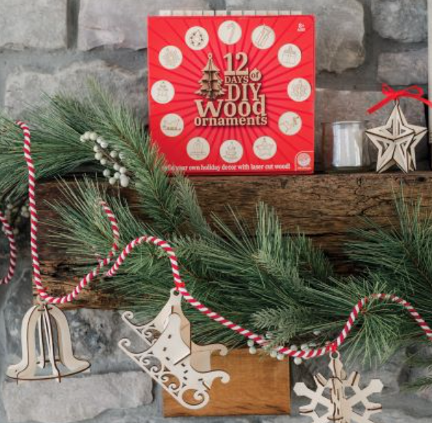 DIY Wood Ornaments Advent Calendar Building Blocks