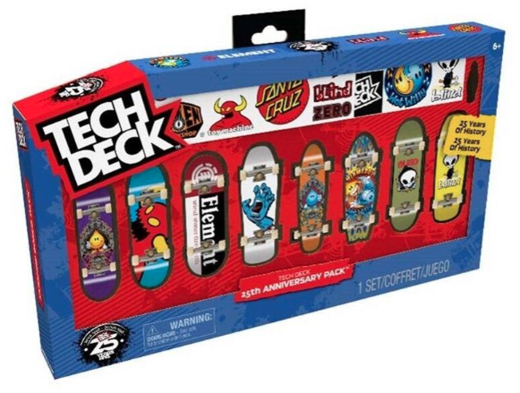 Tech Deck 25th Anniversary Fingerboards 8-Pack - Building Blocks