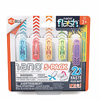 HEXBUG nano 5 Pack - 4 Nano Plus Bonus Flash Nano