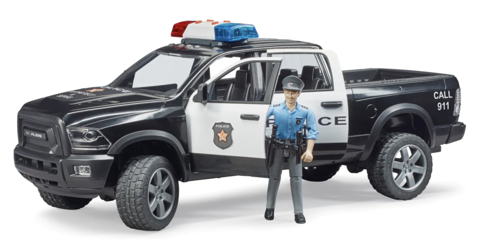 Police Ram 2500 With Policeman and Light & Sound Module main image 1