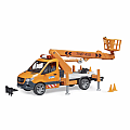 MB Sprinter Service truck w crane and man busket