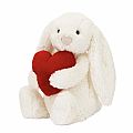 Jellycat Bashful Red Love Heart Bunny 
