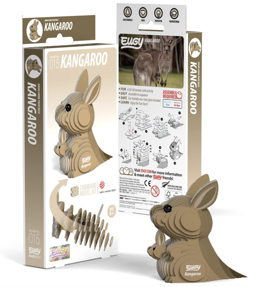 Primo Piano Di Un Puzzle Di Carta 3D Ecologico EUGY, In Mostra Alla Toy Fair 2024 Di Olympia Londra Image594635728