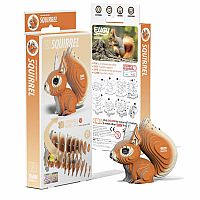 EUGY Squirrel 3D Puzzle