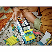 LEGO Emergency Ambulance and Snowboarder