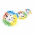 HaloSpin Rotating Light Ring Drone 