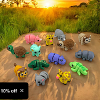 Wigglitz 3D Printed Assorted Fidget Bag (10-13pcs)
