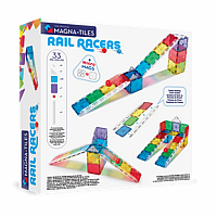 Magna-Tiles Rail Racers 33-Piece Set