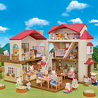 Calico Critters Red Roof Country Home Secret Attic Playroom CC2079