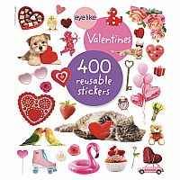 Eyelike Valentine's 400 Reusable Stickers