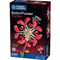 SolarFlower - Ruby Ripple Motorized Solar Powered Building