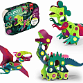 Clixo Dino Discovery Magnetic Building Kit