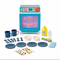 KidooZie Magic Rinse Dishwasher - Light, Sound & Water Spray – Includes Dishes & Utensils!