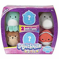 Squishville Mystery Mini Squishmallow 6 Pack RARE Super Soft Plush
