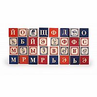 Uncle Goose Russian Alphabet Blocks