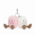 Jellycat Amuseable Pair of Marshmallows Bag Charm