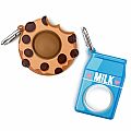Mega Pop Fidgety Keychain Milk & Cookie BFF Edition