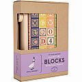 Uncle Goose Classic ABC Blocks with Wagon