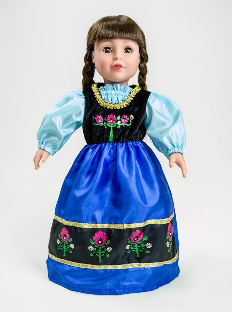 FROZEN Anna Doll Dress Building Blocks