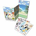 Bluey Colorforms Travel Reusable Sticker Set for ages 3+ 