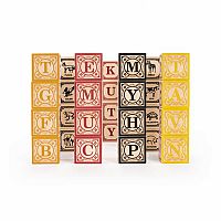 Uncle Goose German Alphabet Wooden Blocks