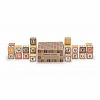 Uncle Goose German Alphabet Wooden Blocks