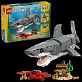 LEGO 31381 Fierce Shark with a Treasure Chest