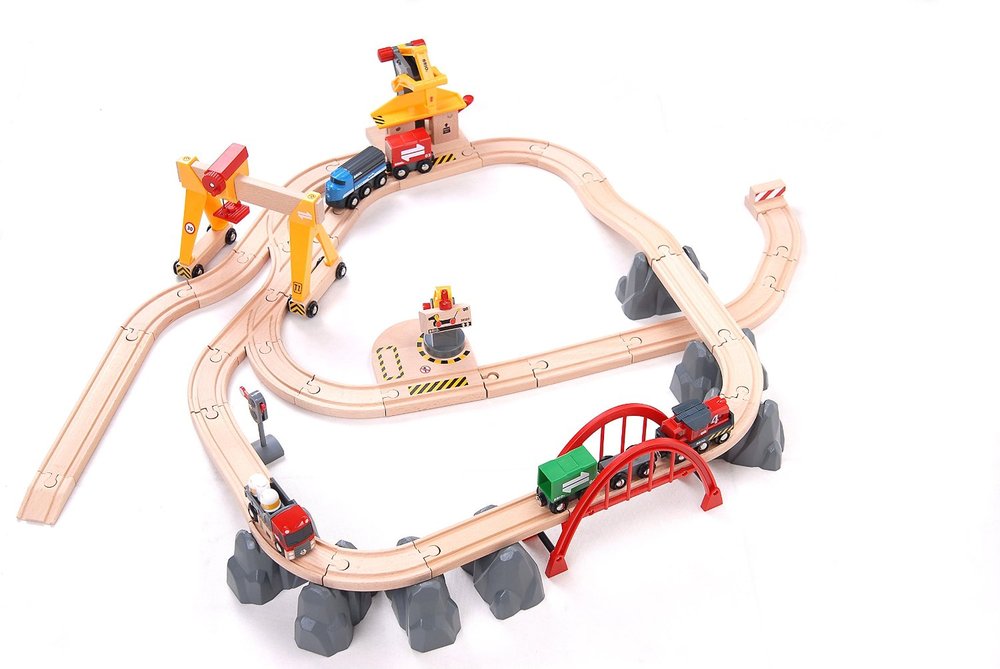 brio world cargo railway deluxe set