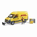 Bruder MB Sprinter DHL Truck with Driver 02671