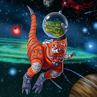 Dinosaurs in Space 3x49pc Puzzles