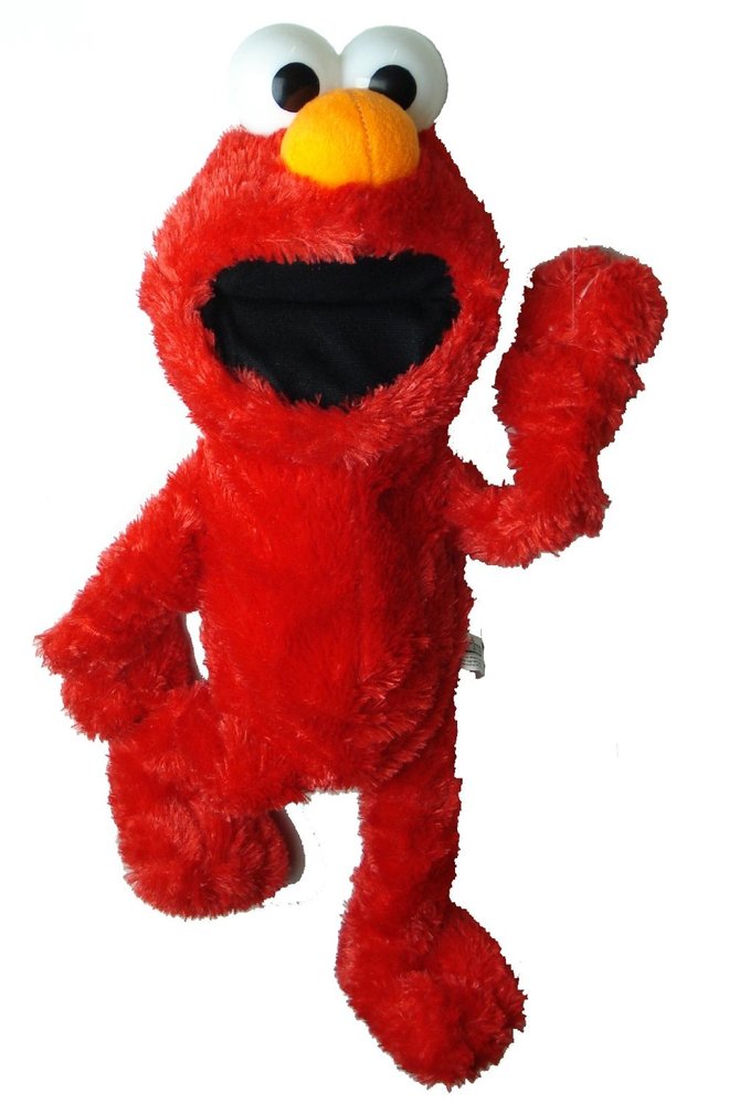 Elmo Hand Puppet Building Blocks