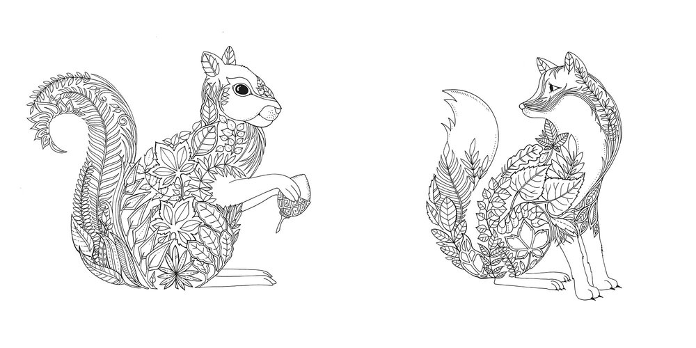 Enchanted Forest An Inky Quest & Coloring Book Building Blocks