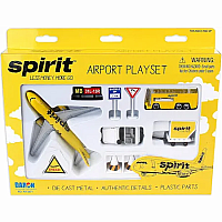 Spirit Airlines PullBack Airplane Playset