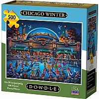 Dowdle Chicago Winter 500pc Puzzle