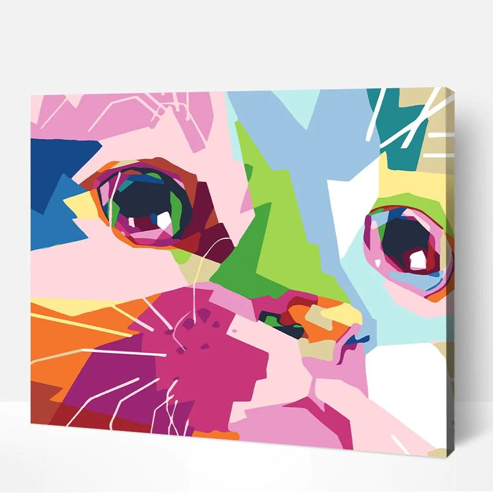 Artwille DIY Paint By Numbers Acrylic Painting Kit Building Blocks