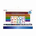 Color Sheen Metallic Felt Tip Markers - Set of 12