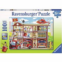 Firehouse Frenzy 100pc Puzzle