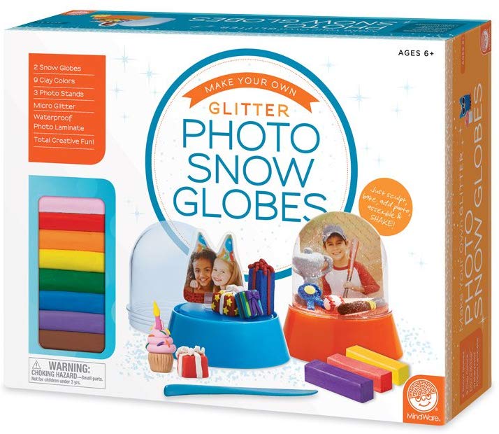 Make Your Own Glitter Photo Snow Globes Building Blocks