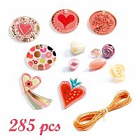 DJECO Fancy Heart Bead Set