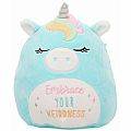 Squishmallow Hudson the Unicorn 8" Inspirational Message RARE KellyToy Super Soft