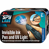 Spy Labs: Invisible Ink Pen and UV Light 548012  