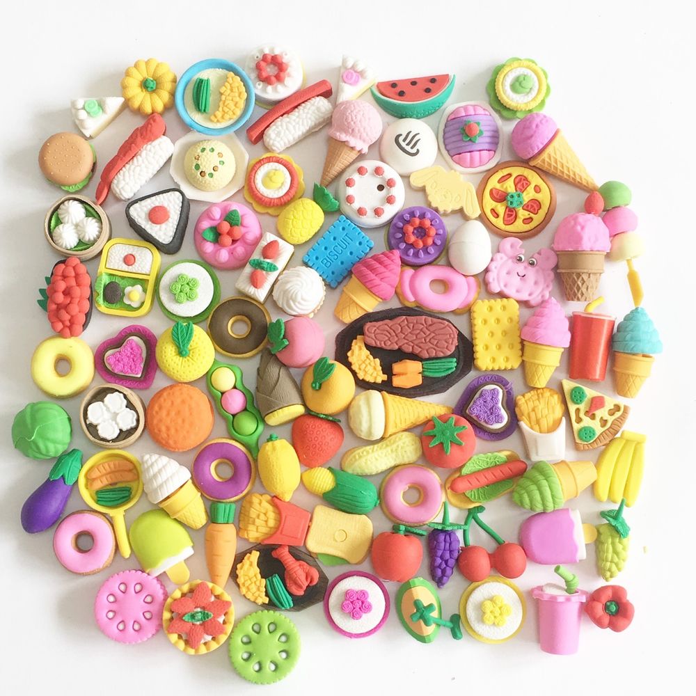 Japanese Erasers Building Blocks