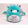 Squishmallow Joey the Dragon 8" Inspirational Message RARE KellyToy Super Soft