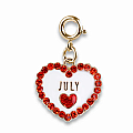 Charm It Birthstone Metal Bracelet Charm